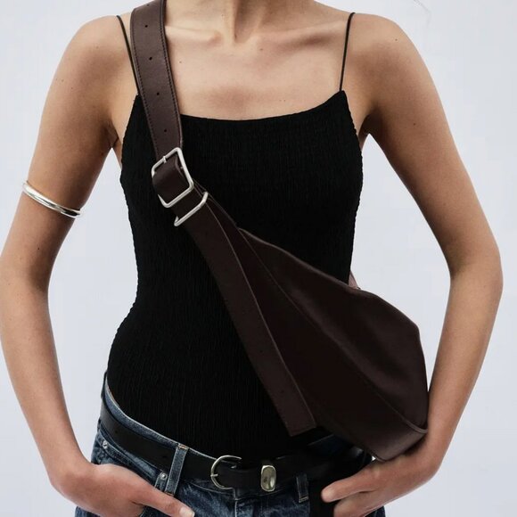 Janessa Leone Dark Brown Crossbody Bag - Picture 4 of 7